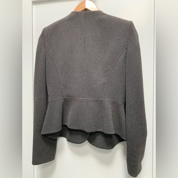 Giorgio Armani Black Label houndstooth peplum jacket - Picture 3 of 7